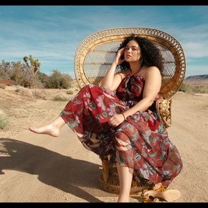 Eloquii halter neck maxi dress 16